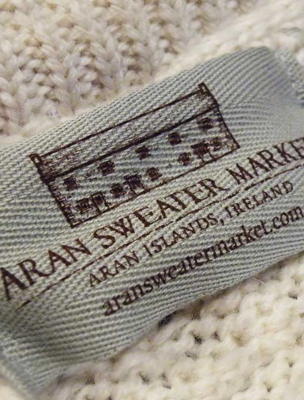 Online Aran Cable Crossover Neck Sweater Women Cardigans, Jackets & Coatigans