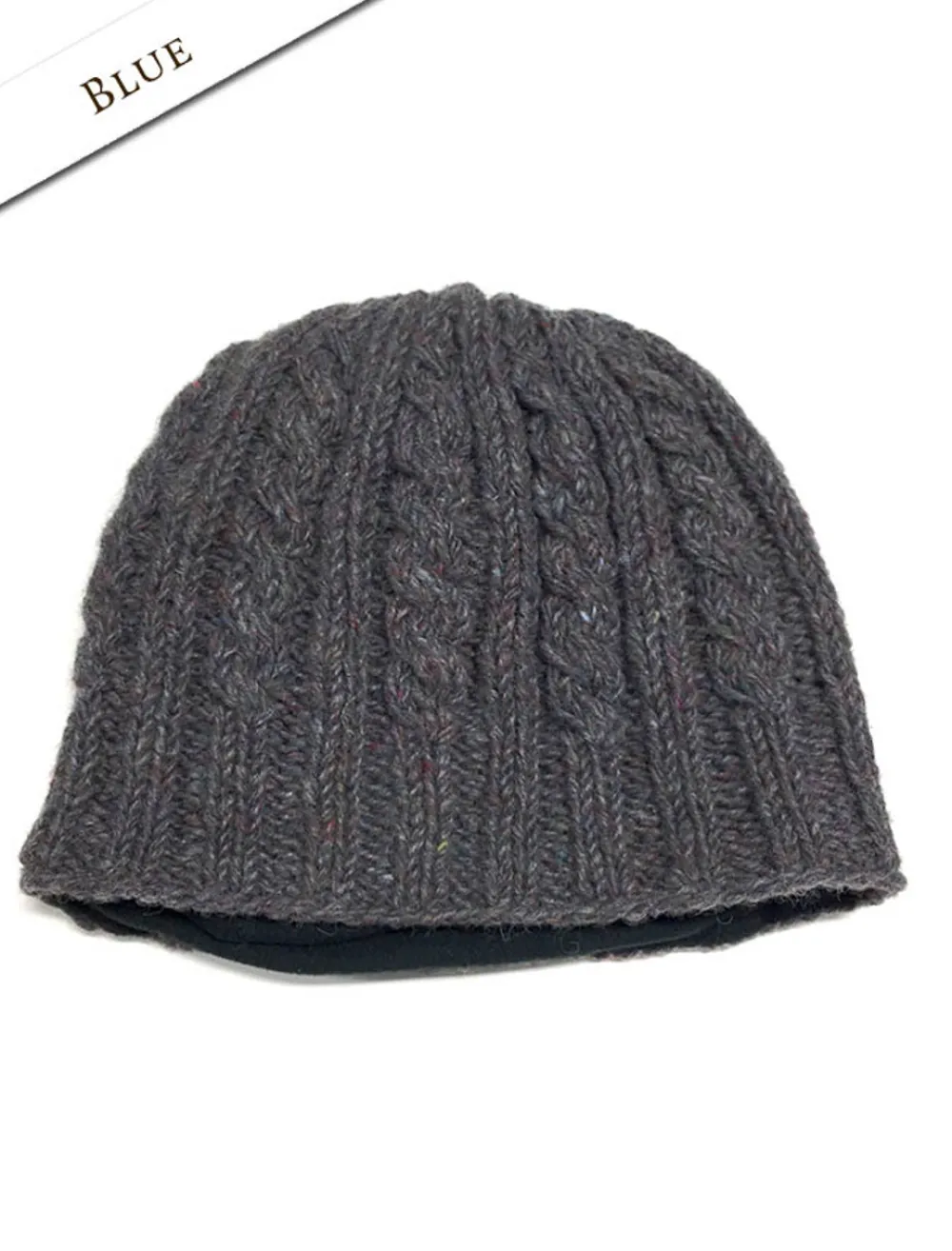 Flash Sale Aran Fleece Lined Beanie Irish Wool Hats