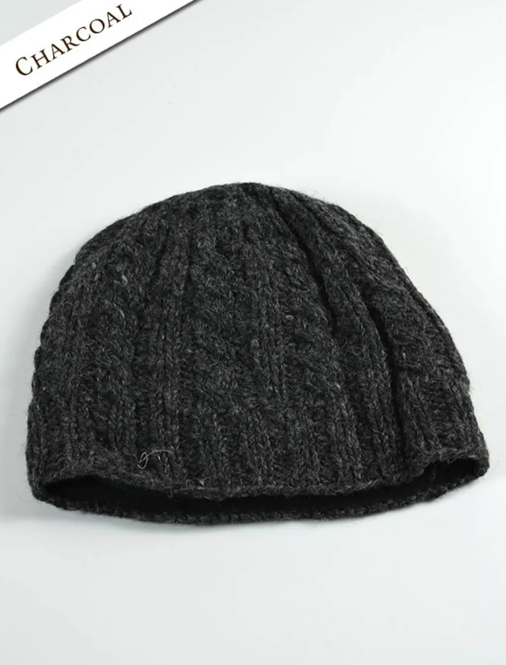 Flash Sale Aran Fleece Lined Beanie Irish Wool Hats