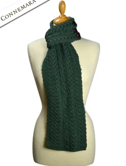 Cheap Aran Loop Scarf Women Knitted Wool Scarves