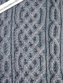 Flash Sale Aran Plated Scarf Women Knitted Wool Scarves