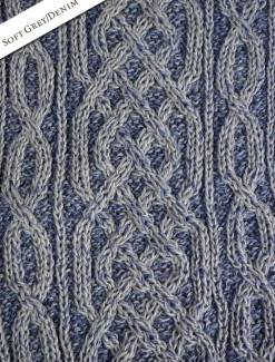 Flash Sale Aran Plated Scarf Women Knitted Wool Scarves
