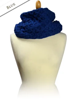 Hot Aran Snood Scarf Women Knitted Wool Scarves