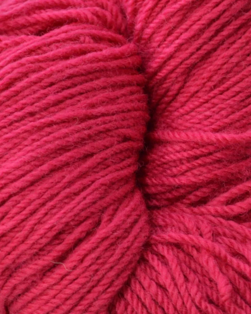 Outlet Aran Wool Knitting Hanks - Cerise Aran Wool