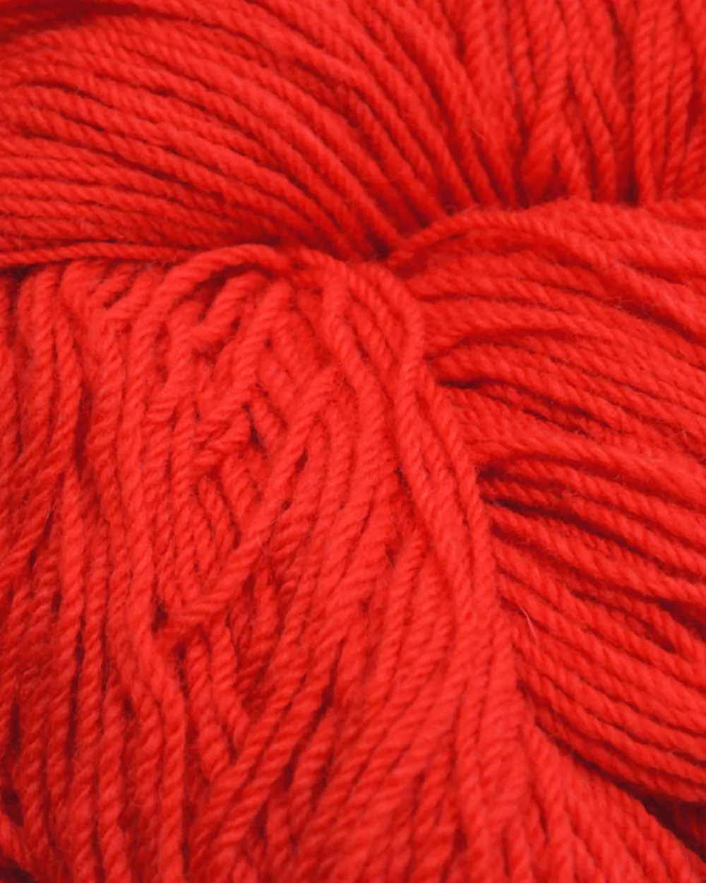 Hot Aran Wool Knitting Hanks - Scarlet Aran Wool