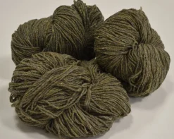 Flash Sale Aran Wool Knitting Hanks - Green Bushes Aran Wool