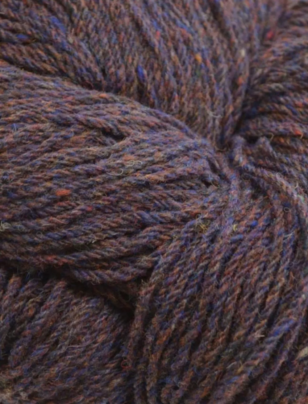 New Aran Wool Knitting Hanks - Copper Fleck Aran Wool