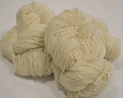 Hot Aran Wool Knitting Hanks - Organic White Aran Wool