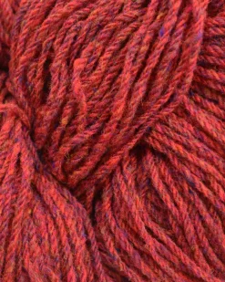Discount Aran Wool Knitting Hanks - Raspberry Fleck Aran Wool