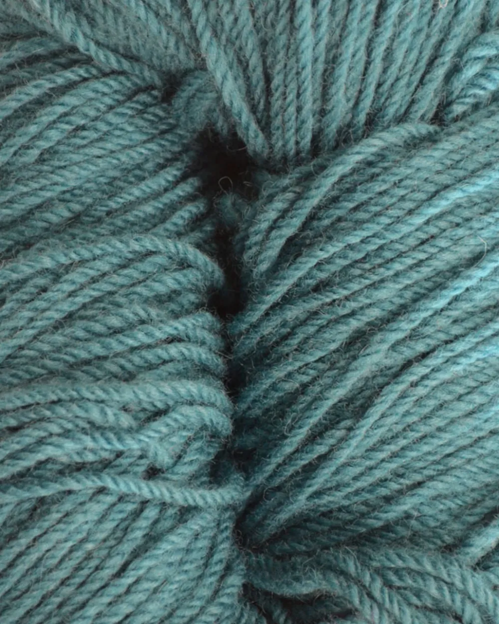 Sale Aran Wool Knitting Hanks - Petrol Aran Wool