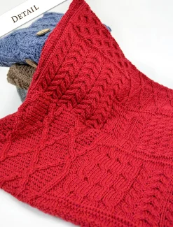 Store Aran-Knit Cushion Cover Aran Design Homeware