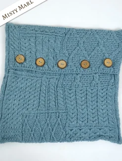 Store Aran-Knit Cushion Cover Aran Design Homeware