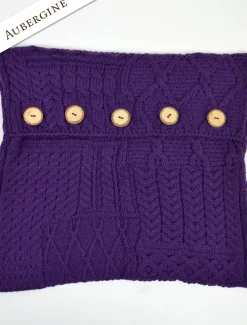 Store Aran-Knit Cushion Cover Aran Design Homeware