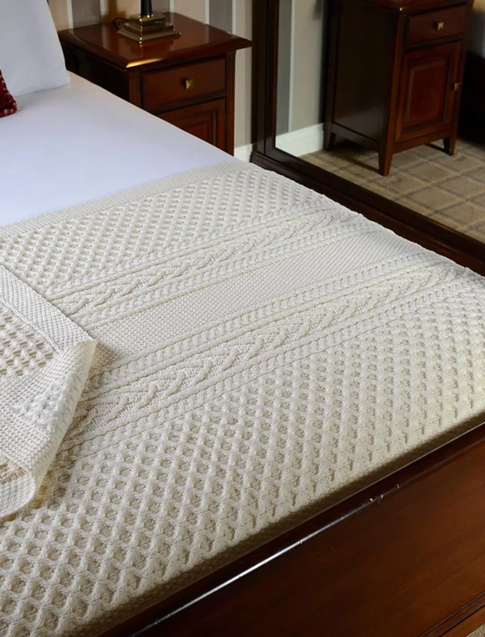 Cheap Brady Clan Aran Throw Clan Throws