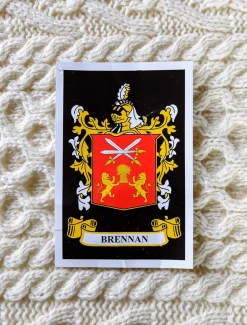 Cheap Brennan Clan Aran Throw Clan Throws