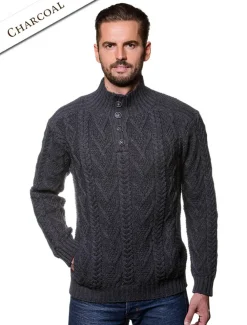 Hot Buttoned Merino Wool Sweater Sweaters