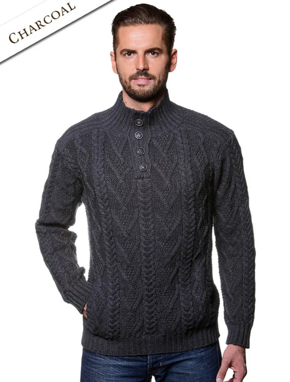 Hot Buttoned Merino Wool Sweater Sweaters