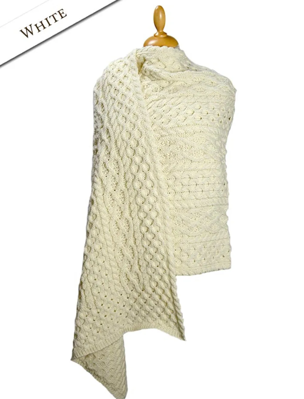 Online Cable Aran Wrap Women Ponchos, Capes & Shawls