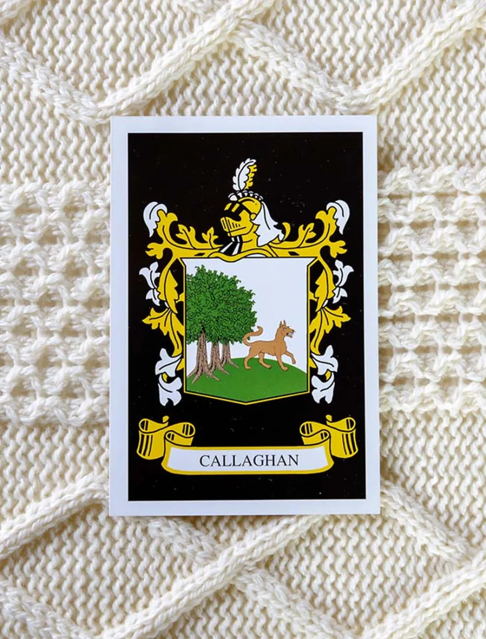 Outlet Callaghan Clan Aran Throw Clan Throws