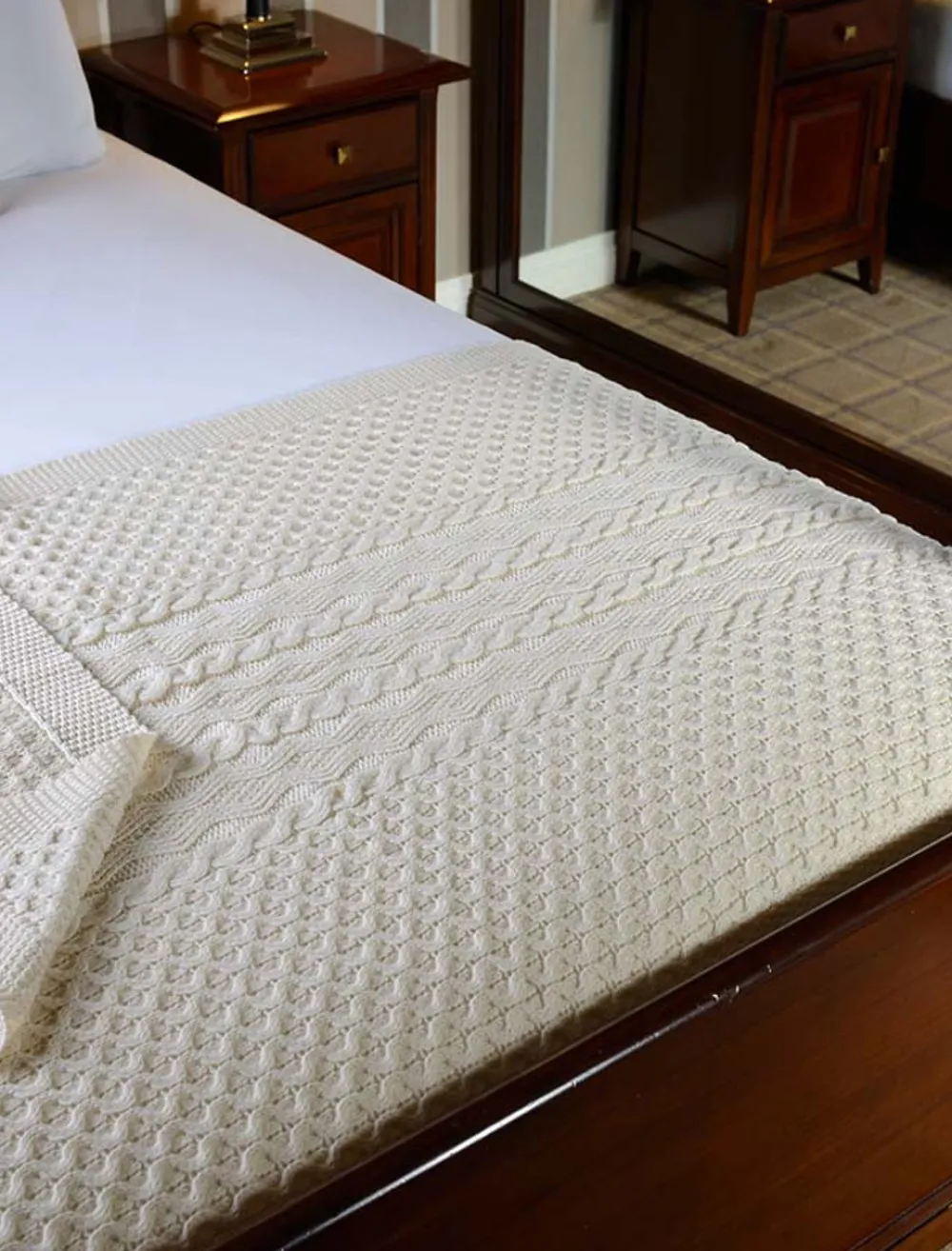 Cheap Clarke Clan Aran Throw Clan Throws