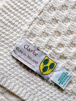 Cheap Clarke Clan Aran Throw Clan Throws
