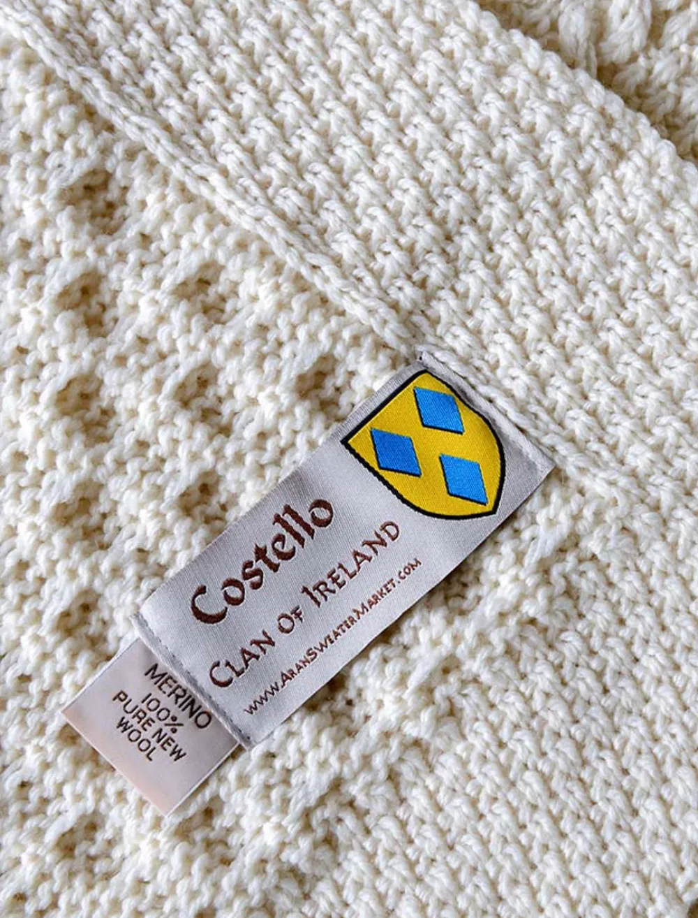 Shop Costello Clan Aran Throw Clan Throws