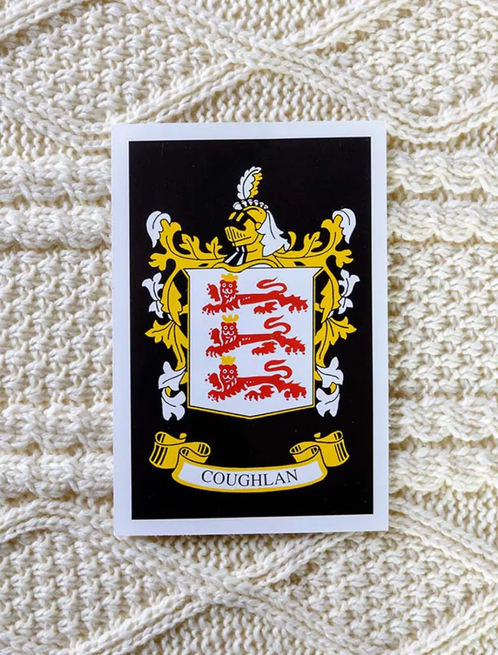 Sale Coughlan Clan Aran Throw Clan Throws
