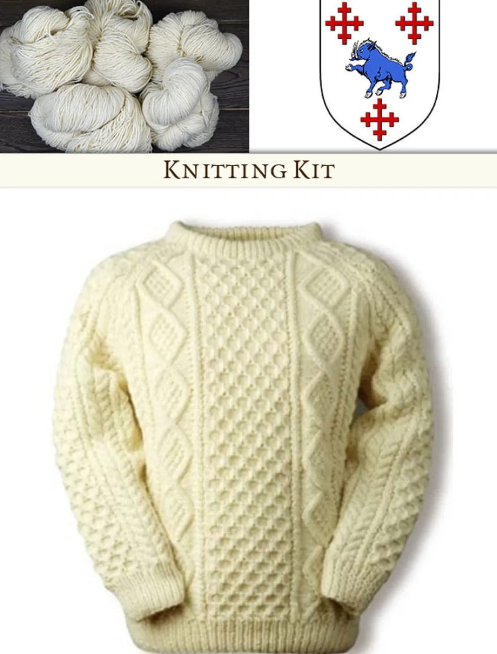Clearance Crowley Knitting Kit Clan Knitting Patterns And Kits
