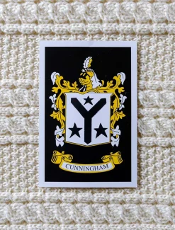 New Cunningham Clan Aran Throw Clan Throws