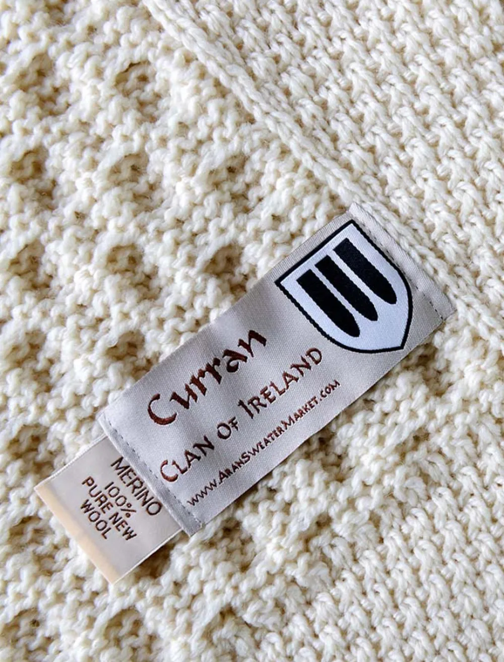 Sale Curran Clan Aran Throw Clan Throws