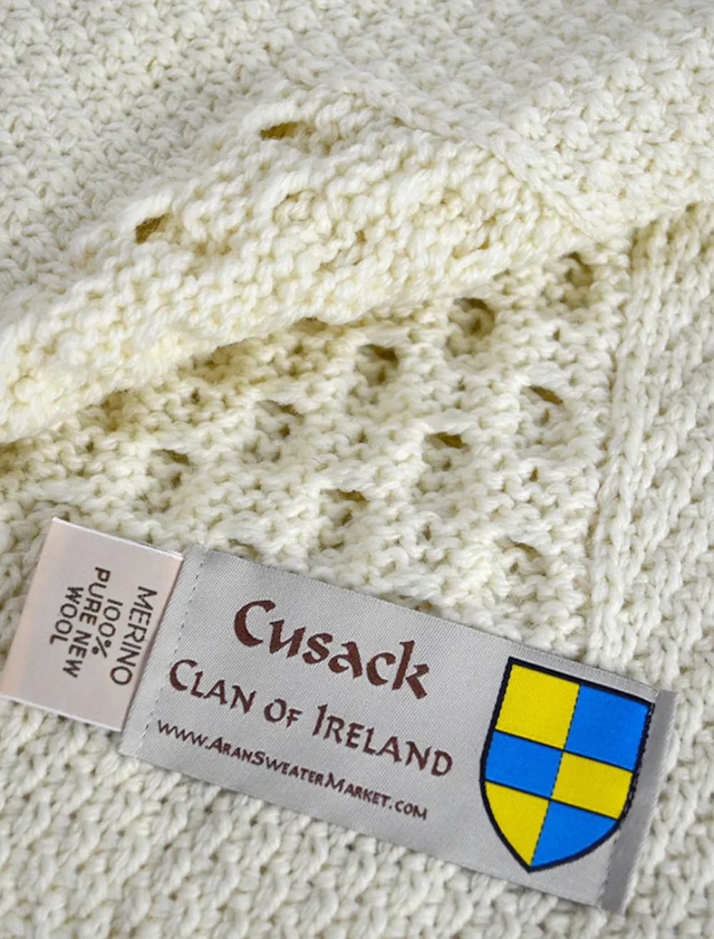 Online Cusack Clan Aran Throw Clan Throws