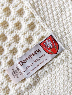 Cheap Dempsey Clan Aran Throw Clan Throws