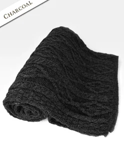 Cheap Diamond Aran Throw Knitted Wool Throws