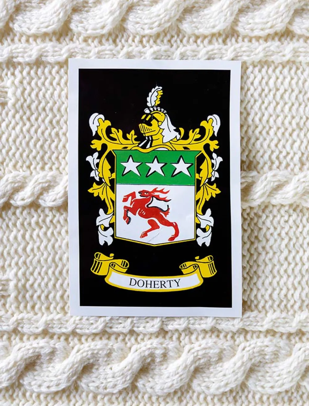 Best Doherty Clan Aran Throw Clan Throws