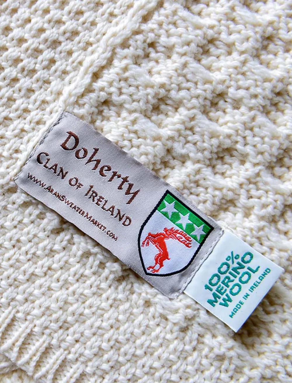 Best Doherty Clan Aran Throw Clan Throws