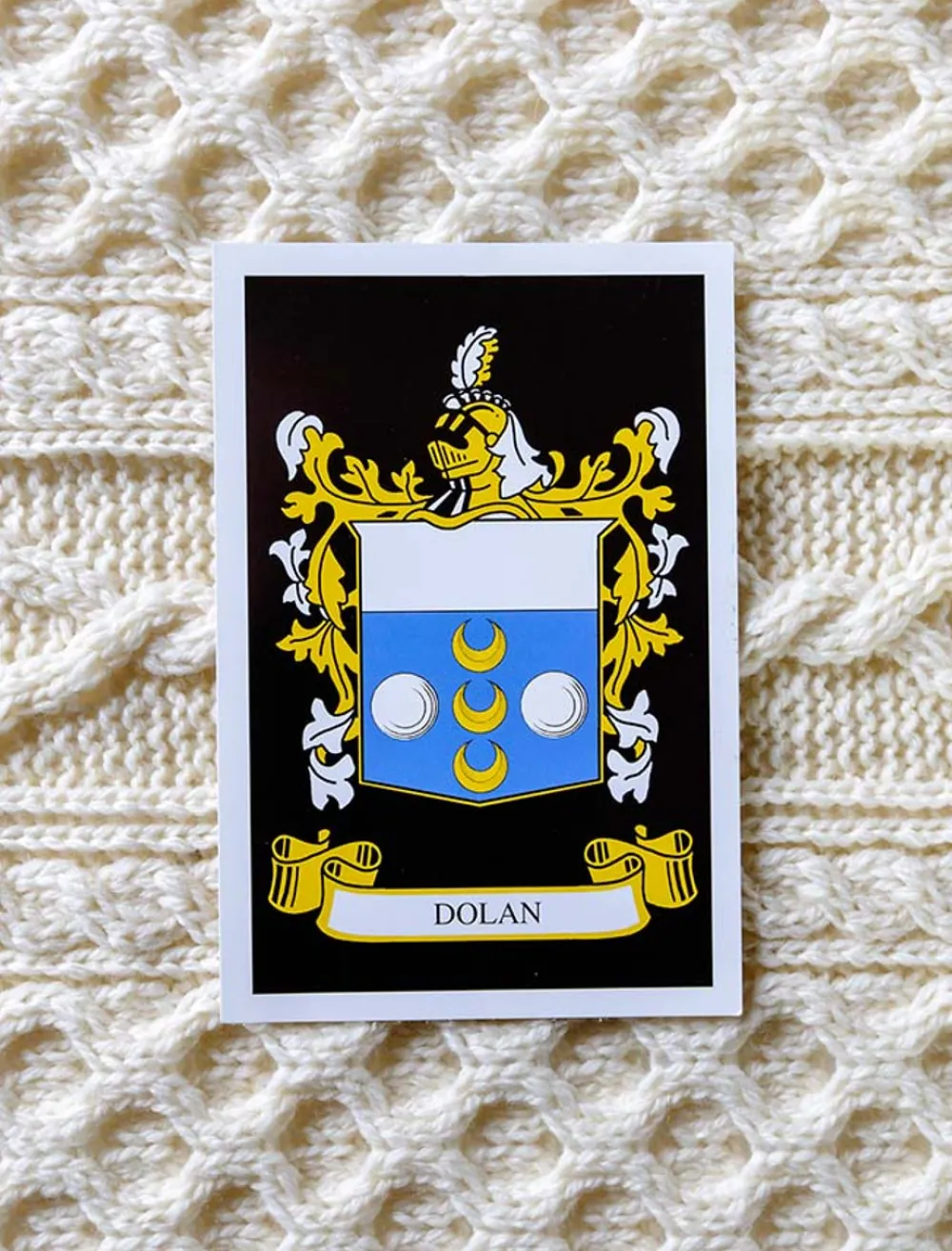 New Dolan Clan Aran Throw Clan Throws