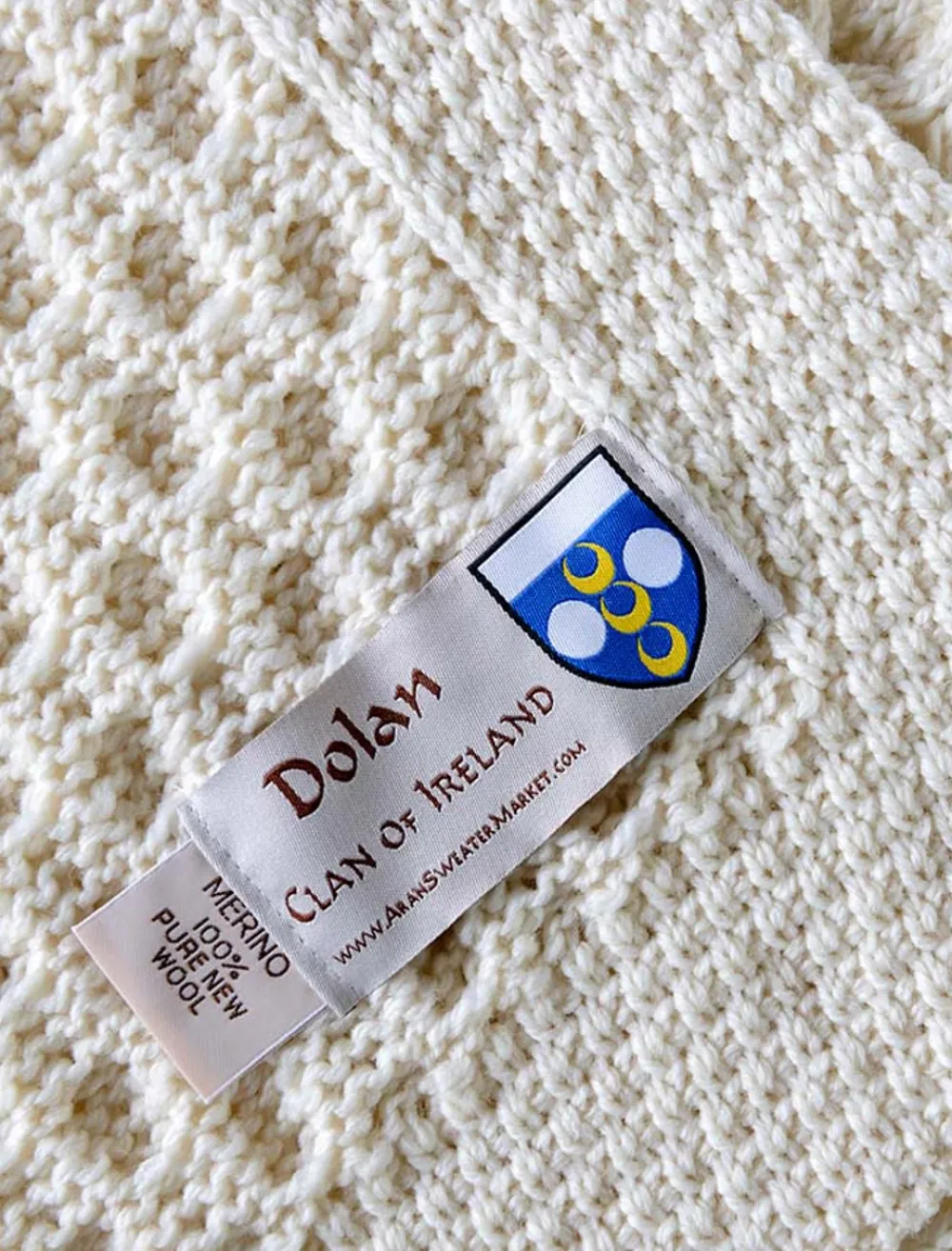 New Dolan Clan Aran Throw Clan Throws