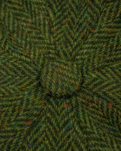 Cheap Donegal Tweed Mens Gatsby Cap - Green Irish Flat Caps