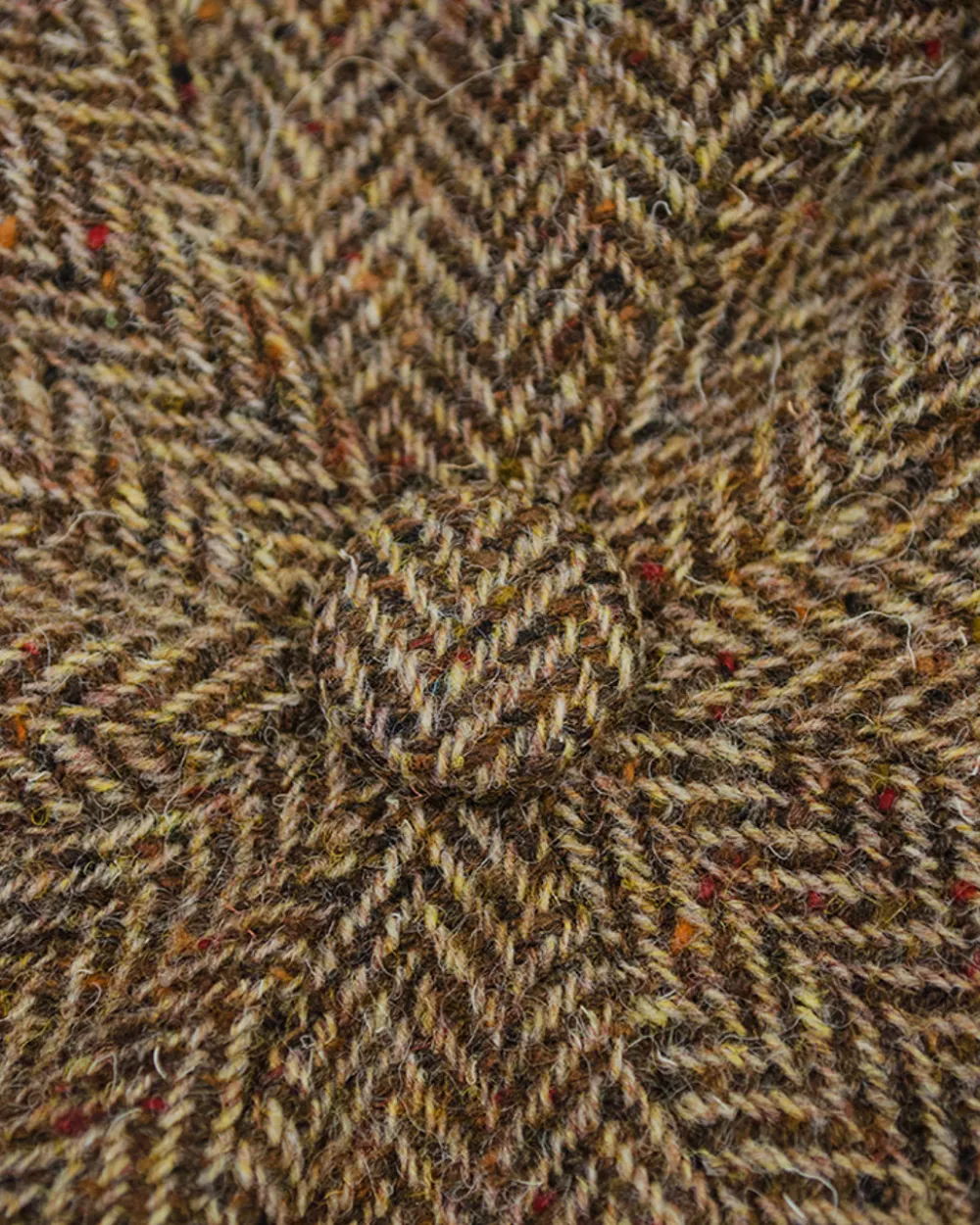 Hot Donegal Tweed Mens Gatsby Cap - Brown Irish Flat Caps