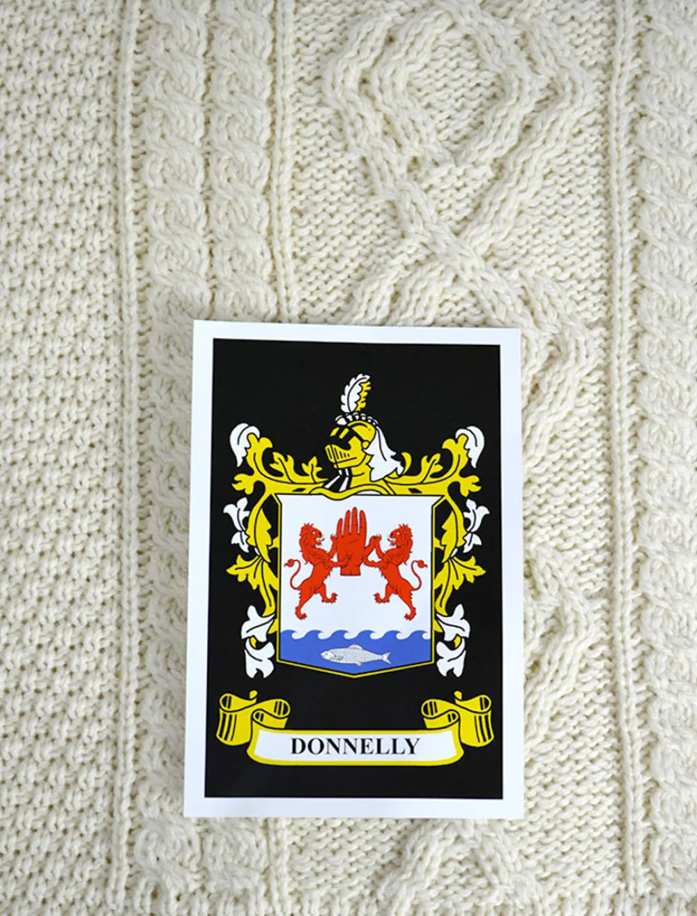 Clearance Donnelly Clan Aran Throw Clan Throws