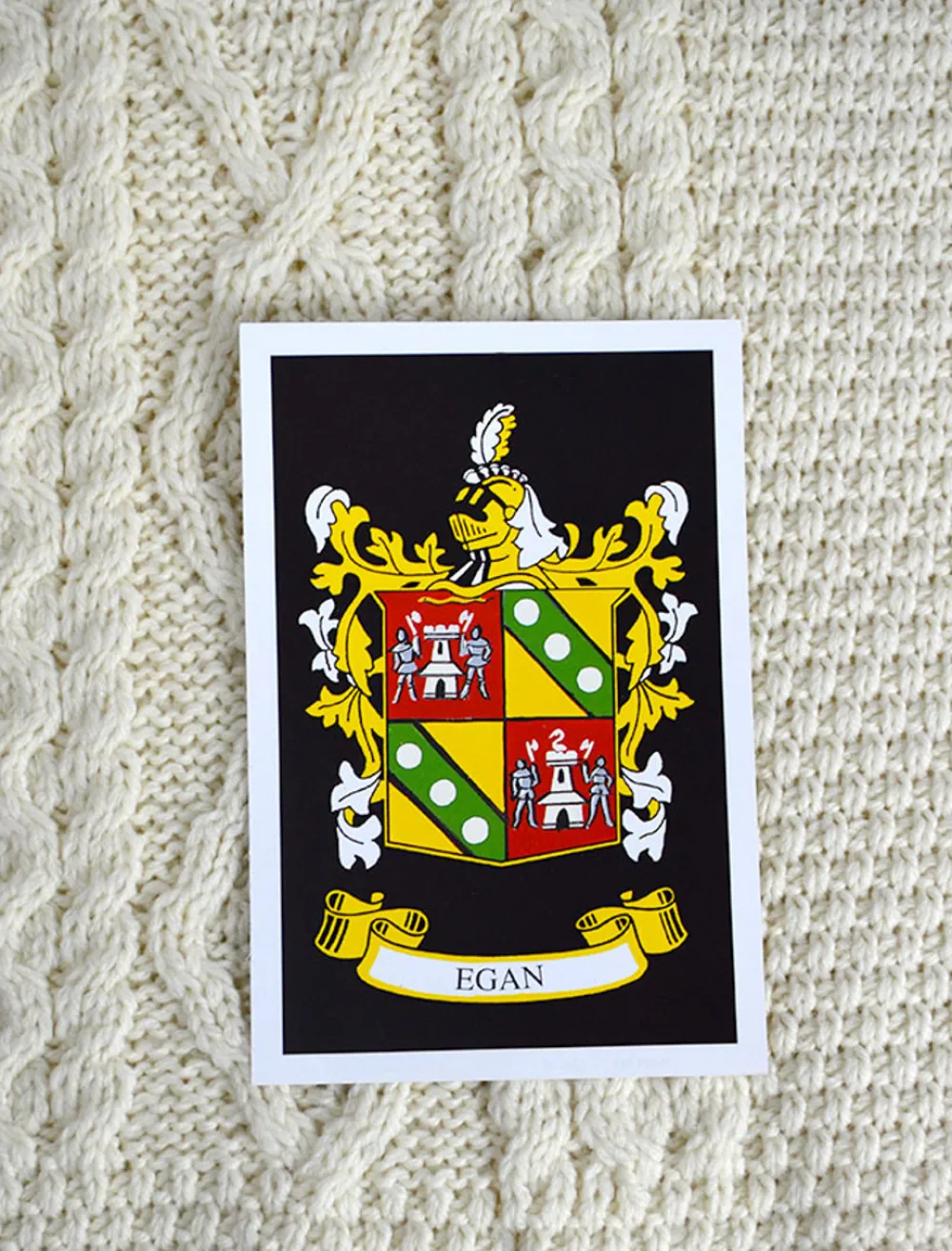 New Egan Clan Aran Throw Clan Throws
