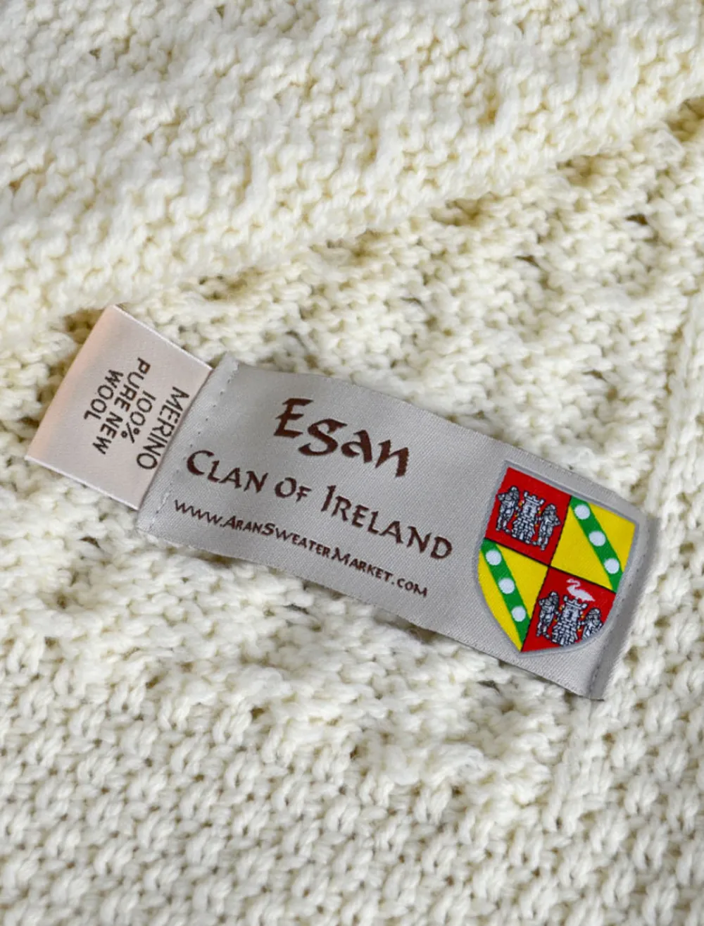 New Egan Clan Aran Throw Clan Throws