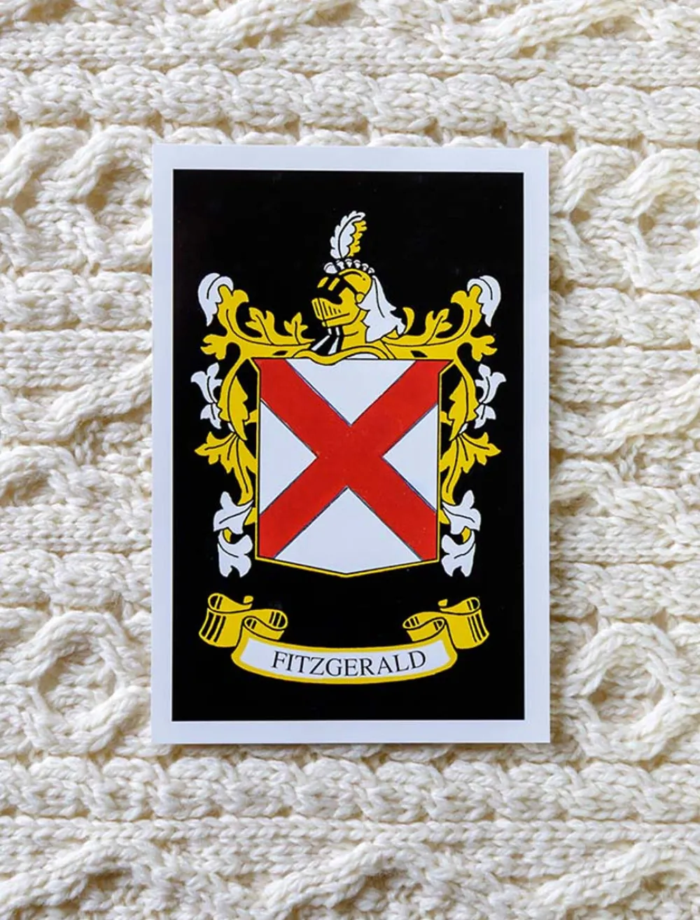 Store Fitzgerald Clan Aran Throw Clan Throws