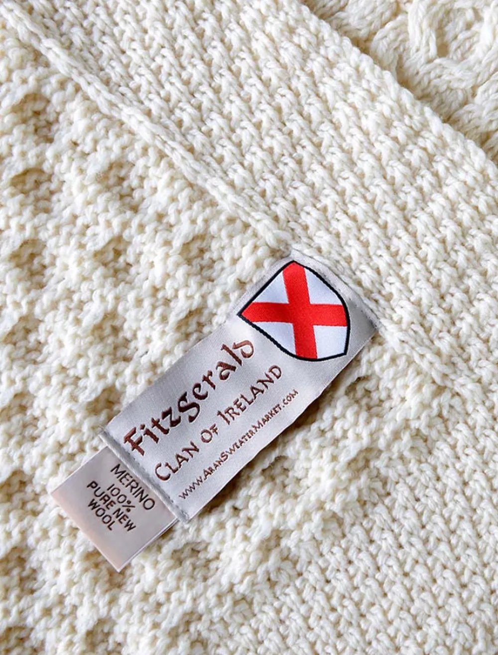 Store Fitzgerald Clan Aran Throw Clan Throws