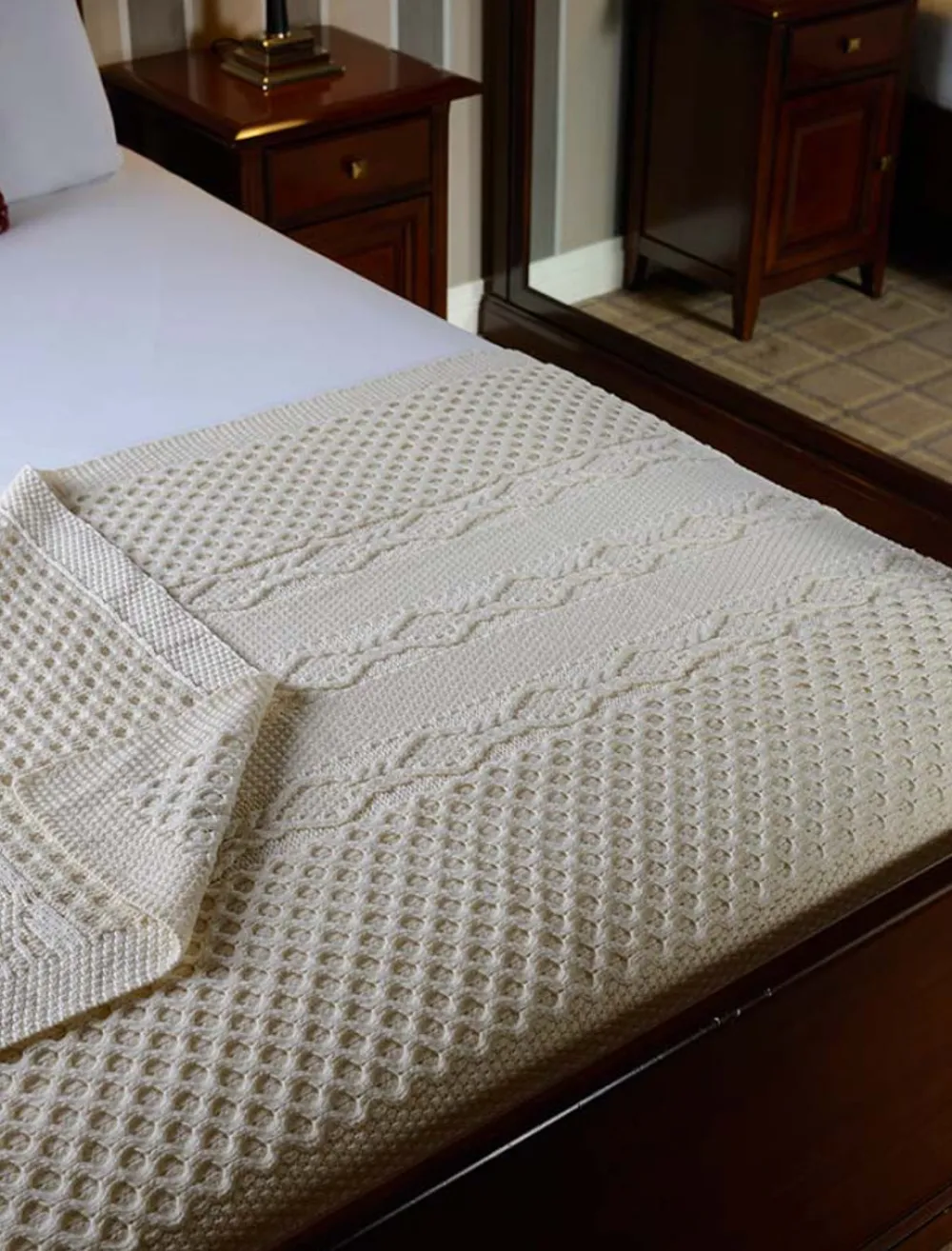Hot Fitzpatrick Clan Aran Throw Clan Throws