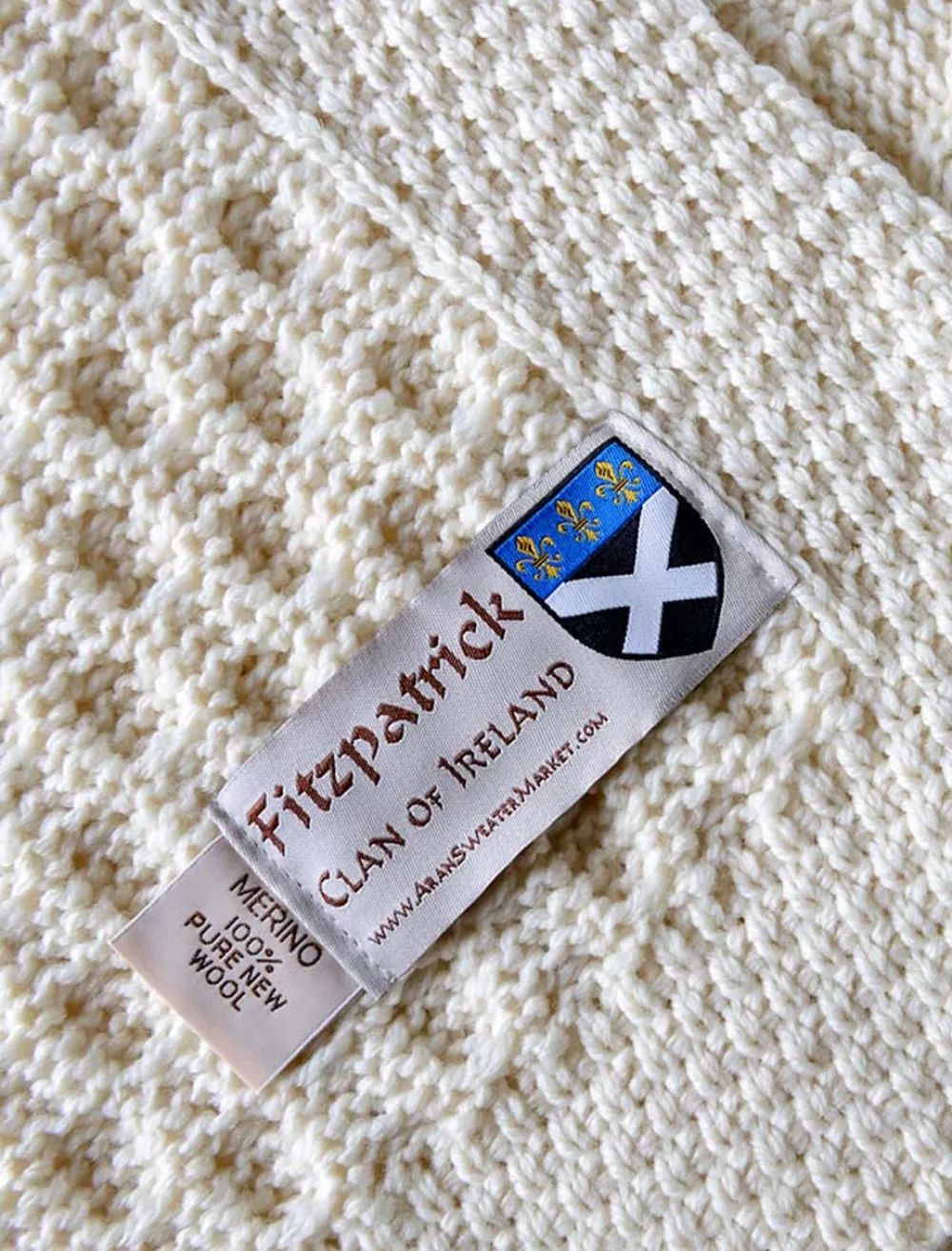 Hot Fitzpatrick Clan Aran Throw Clan Throws