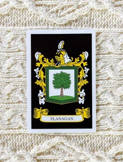 Cheap Flanagan Clan Aran Throw Clan Throws