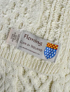 Best Fleming Clan Aran Throw Clan Throws