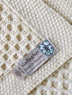 Discount Gallagher Clan Aran Throw Clan Throws