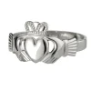Outlet Gents' Extra-Heavy Puffed-Heart Claddagh Ring Jewelry For Him